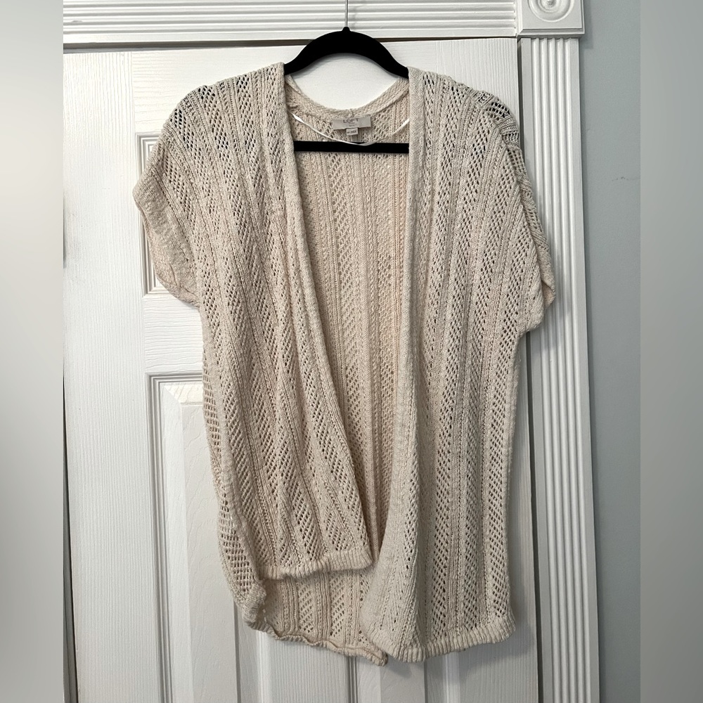 LOFT Short sleeve cardigan